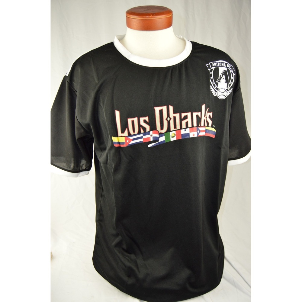 Arizona Diamondbacks #15 LOS DBACKS MLB Baseball Soccer Style Jersey - Size XXL